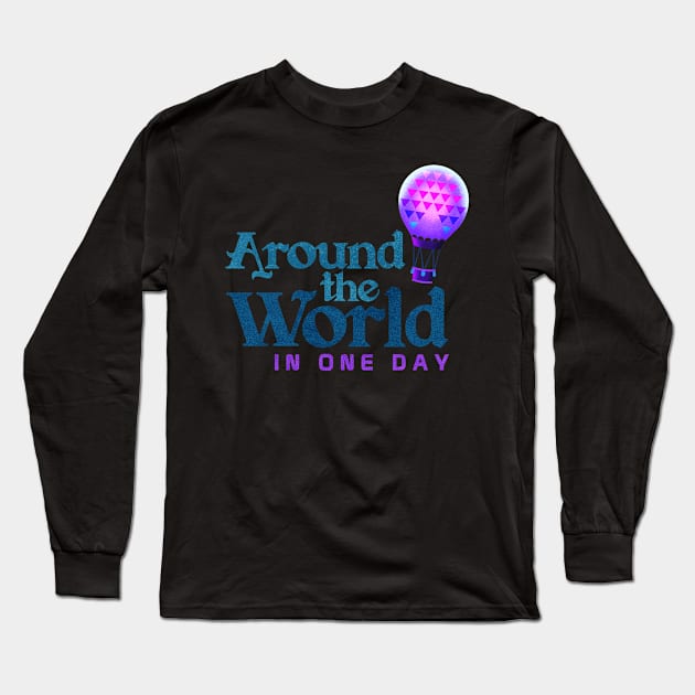 Around the World in One Day Long Sleeve T-Shirt by onarolltees